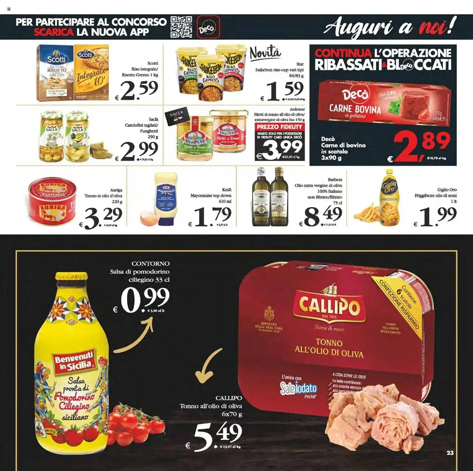 Volantino Gourmet Déco da 26 novembre a 5 dicembre di 2024 - Pagina del volantino 23