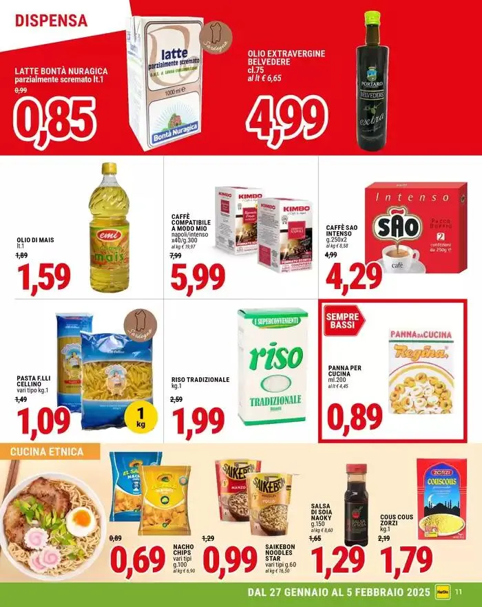 Tanti prodotti a 0,99 euro  da 27 gennaio a 5 febbraio di 2025 - Pagina del volantino 11