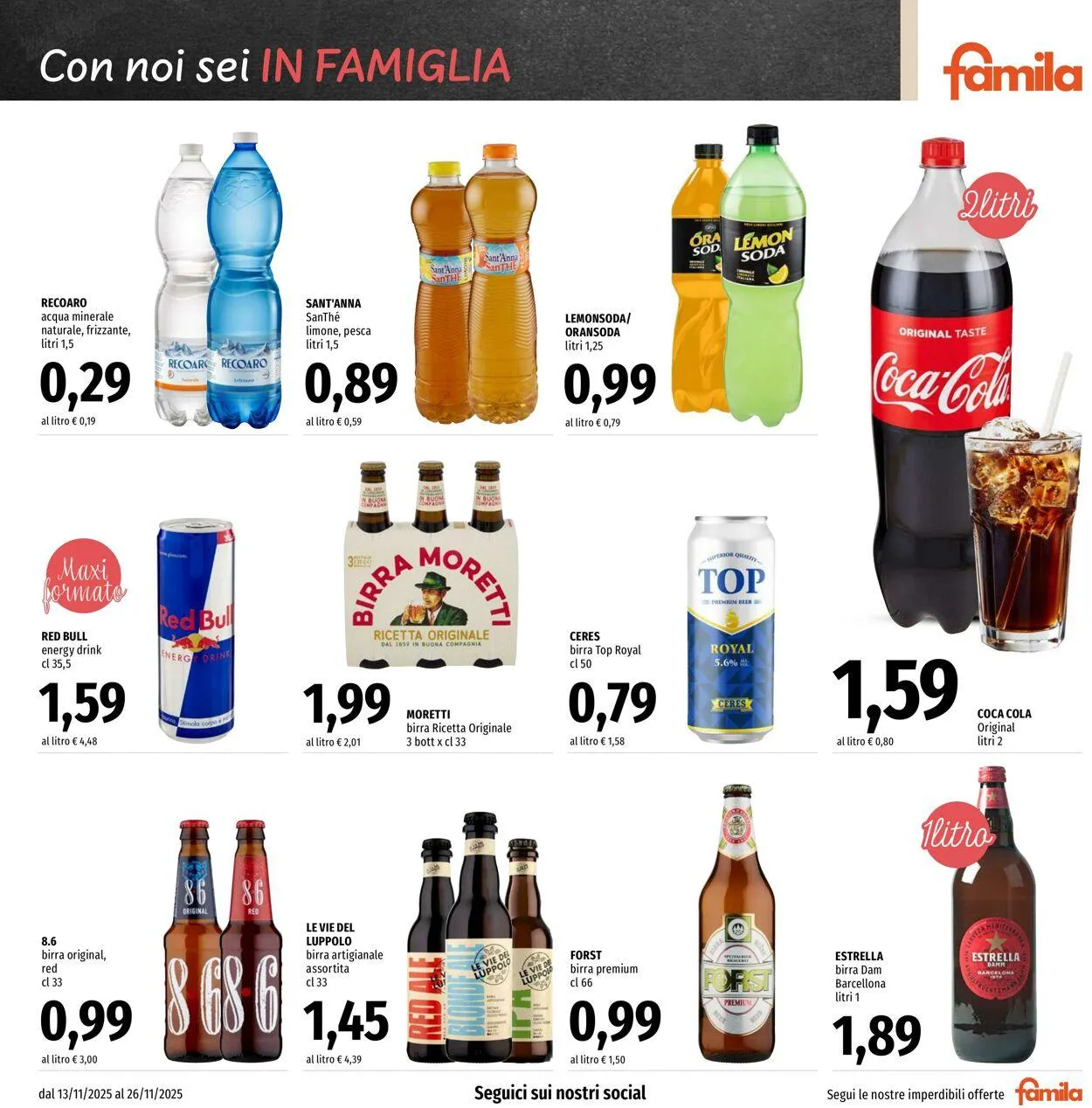 Famila Volantino attuale da 13 novembre a 26 novembre di 2025 - Pagina del volantino 15