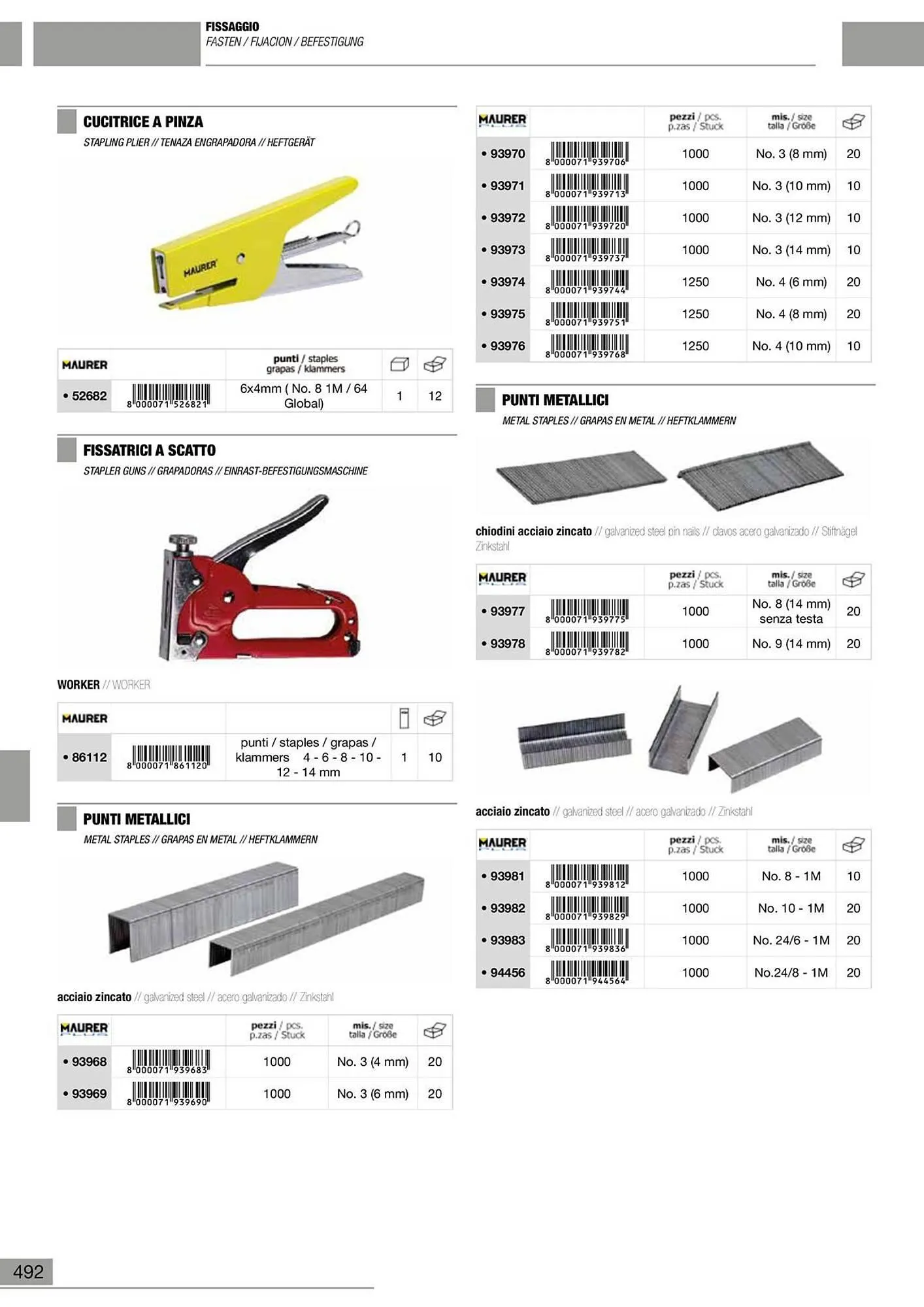 Volantino Maurer da 10 gennaio a 30 giugno di 2024 - Pagina del volantino 493