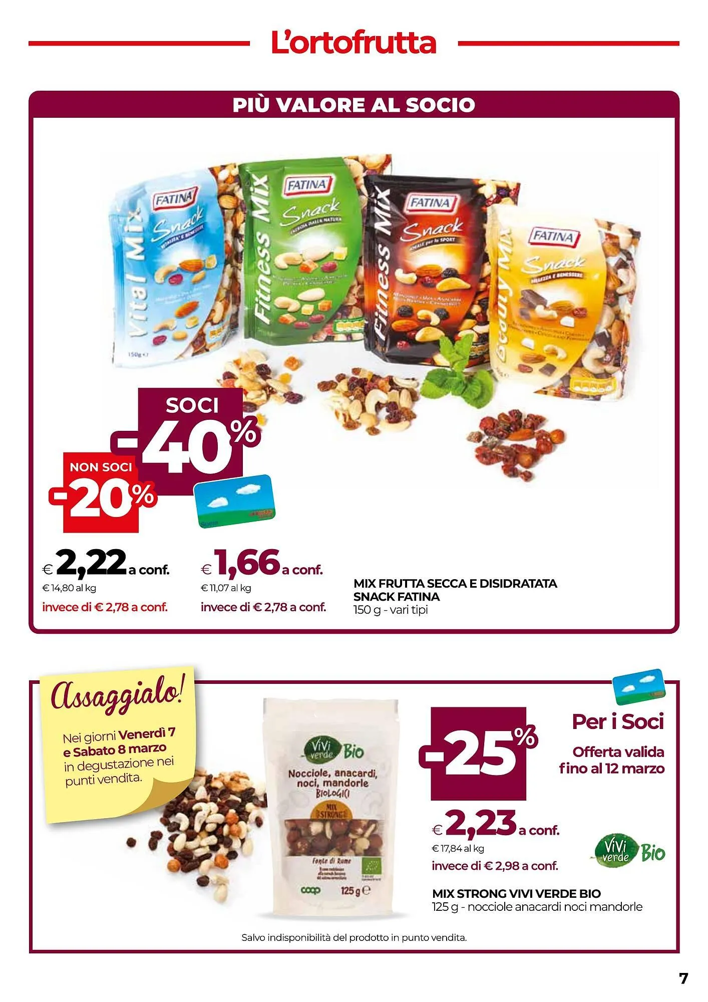 Volantino Unicoop da 6 marzo a 19 marzo di 2025 - Pagina del volantino 7