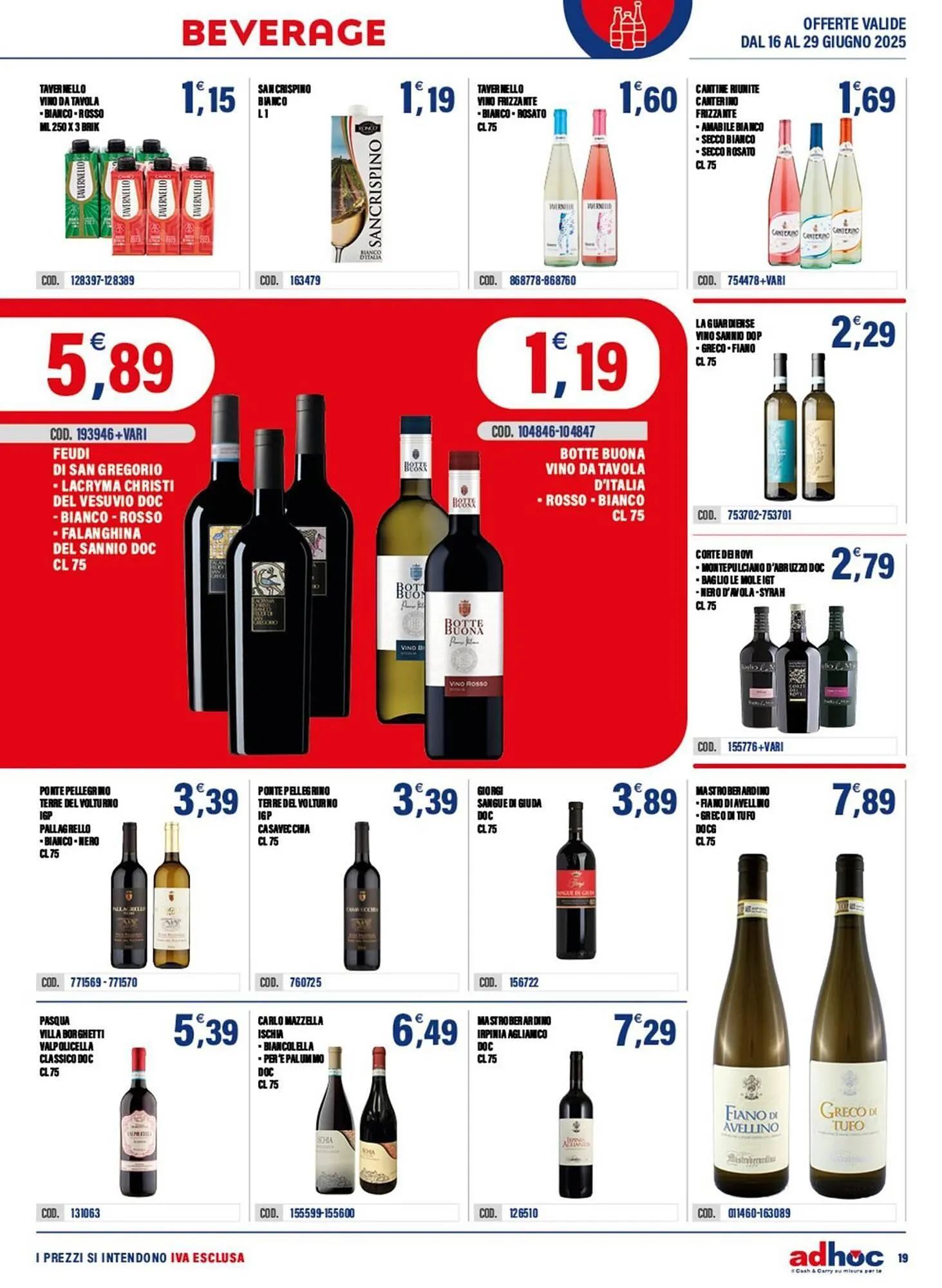 Volantino Adhoc da 16 giugno a 29 giugno di 2025 - Pagina del volantino 19