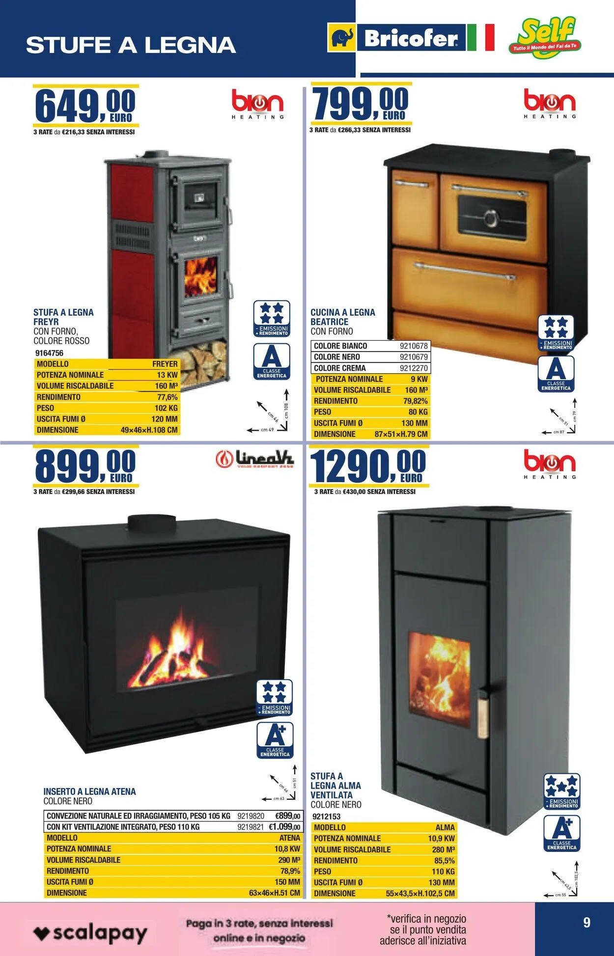 Self - Perugia Volantino attuale da 26 ottobre a 9 novembre di 2025 - Pagina del volantino 9