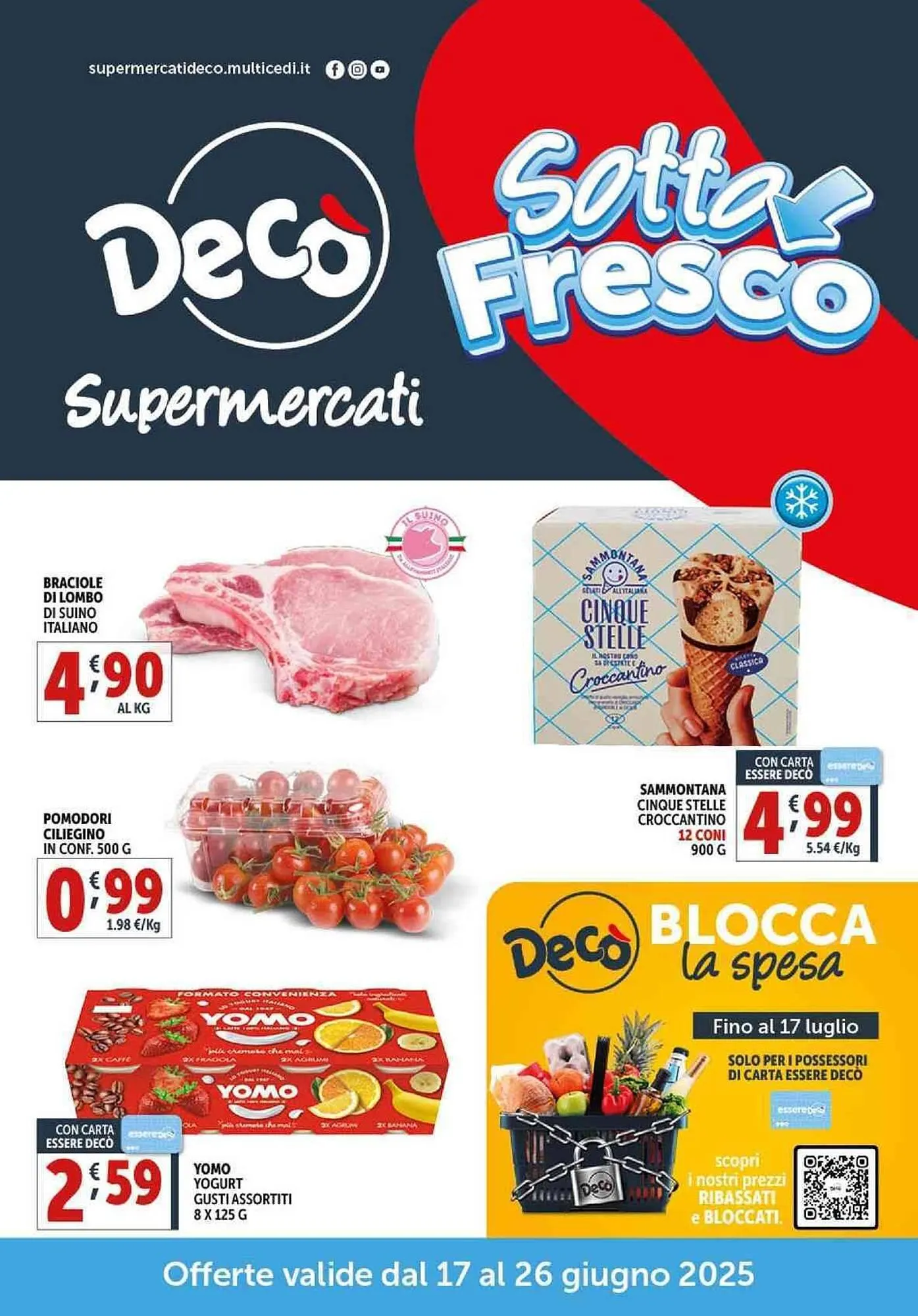 Volantino Deco Supermercati da 17 giugno a 26 giugno di 2025 - Pagina del volantino 1