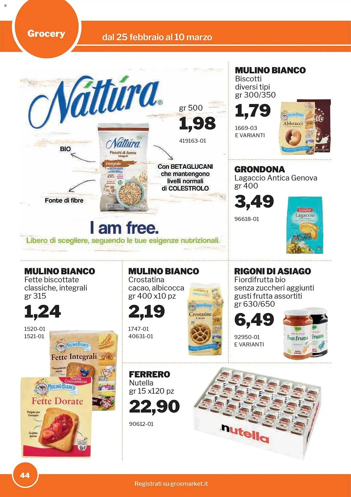 Volantino GrosMarket da 25 febbraio a 10 marzo di 2026 - Pagina del volantino 43