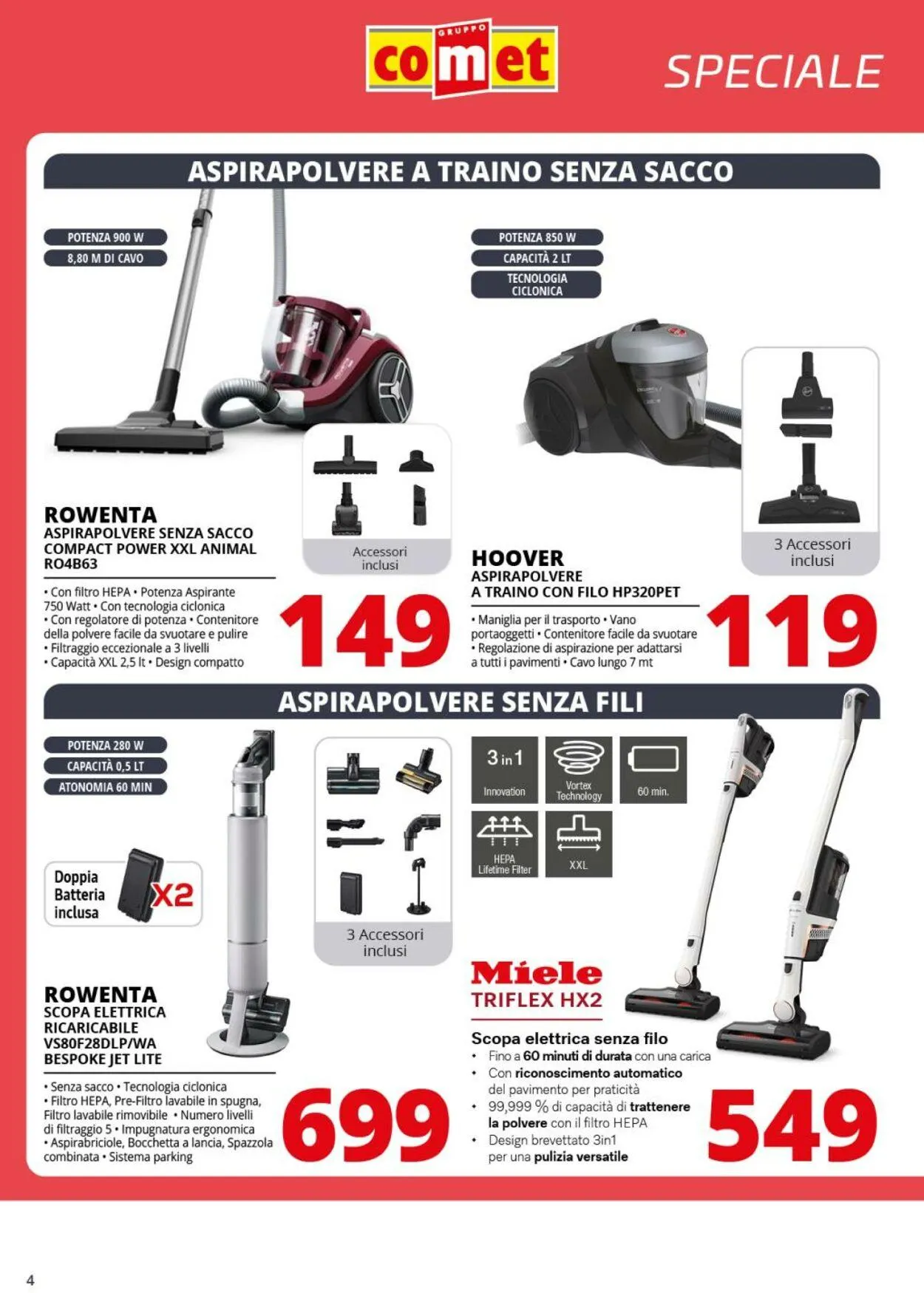 Comet Volantino attuale da 1 agosto a 20 agosto di 2025 - Pagina del volantino 4