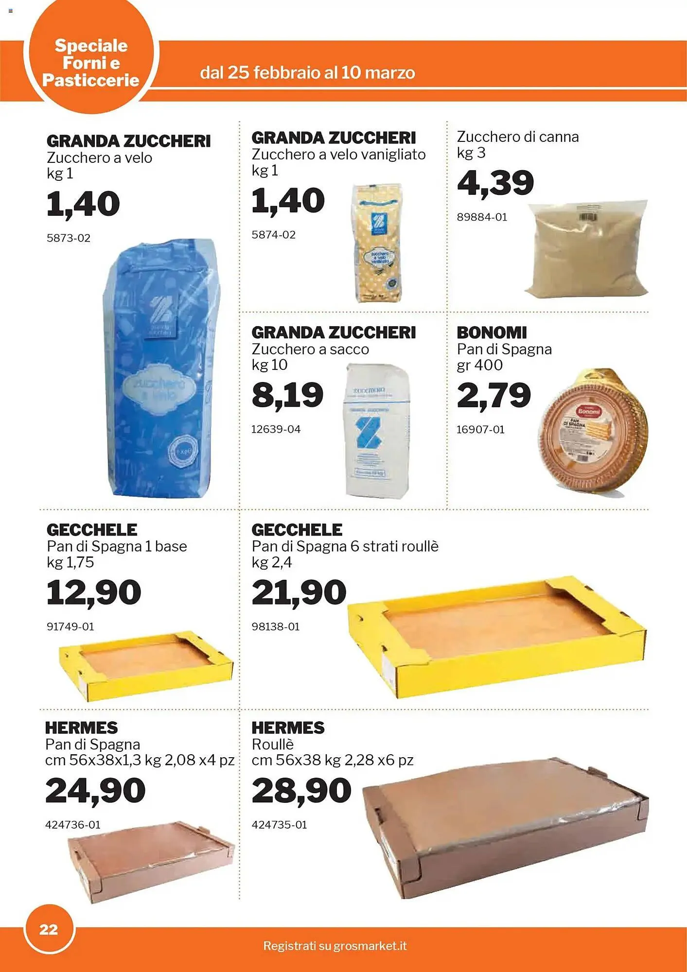 Volantino GrosMarket da 25 febbraio a 10 marzo di 2026 - Pagina del volantino 22