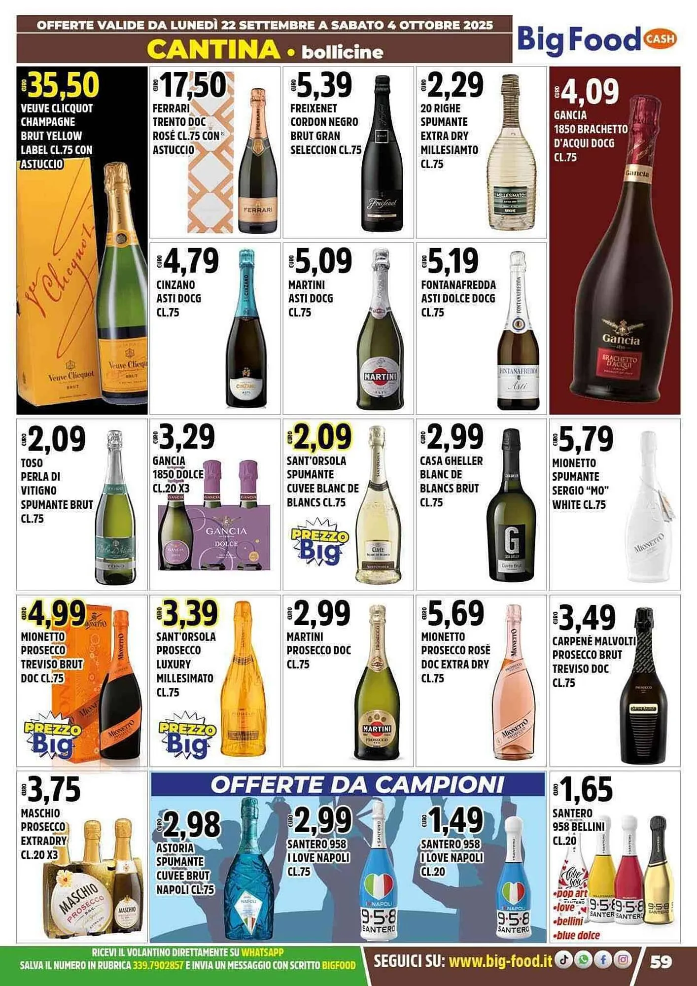Volantino Big Food da 22 settembre a 4 ottobre di 2025 - Pagina del volantino 59