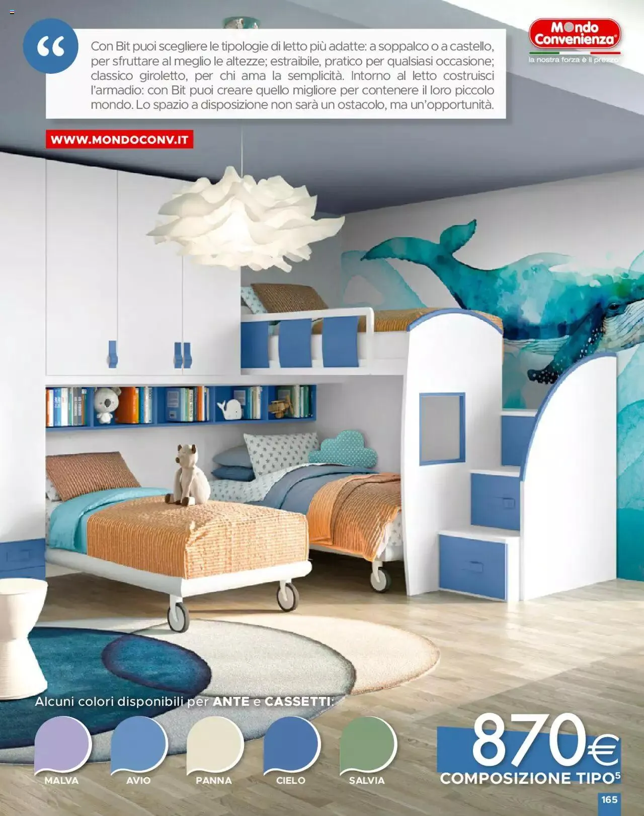 Volantino Mondo Convenienza da 1 ottobre a 31 dicembre di 2023 - Pagina del volantino 167