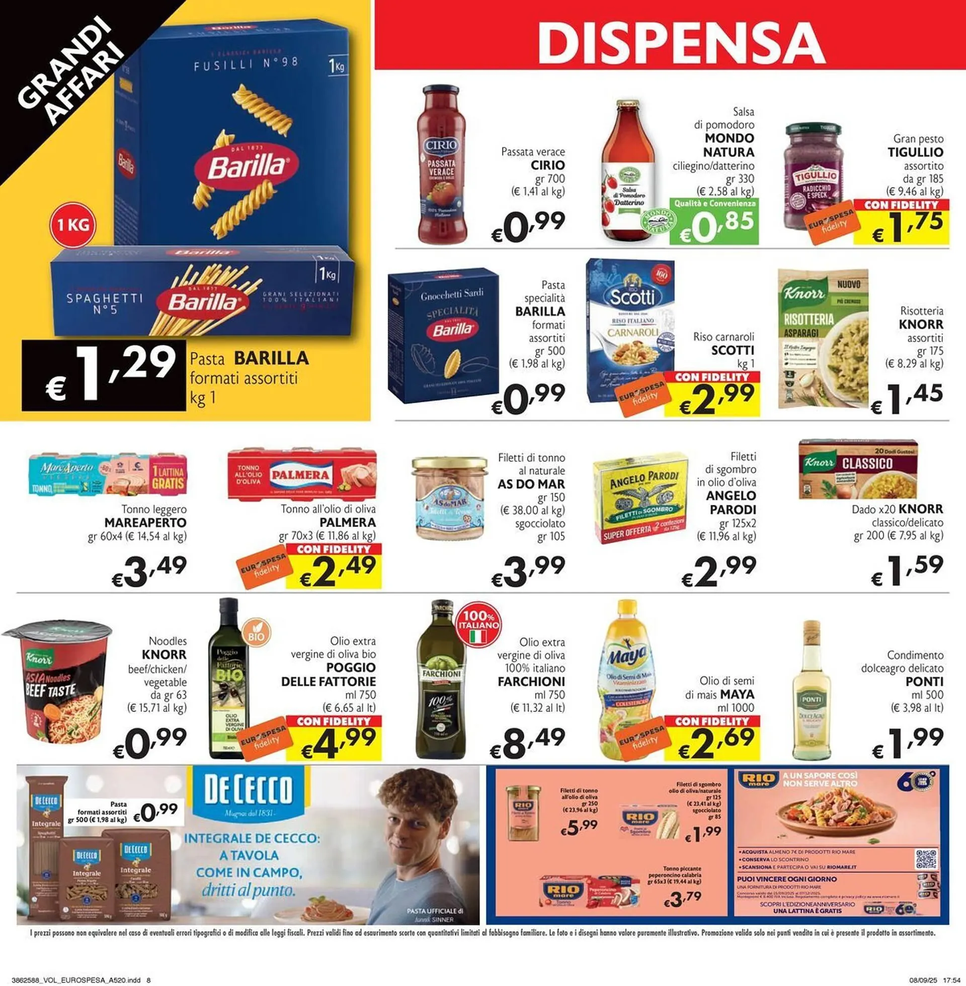 Volantino Eurospesa da 25 settembre a 9 ottobre di 2025 - Pagina del volantino 8