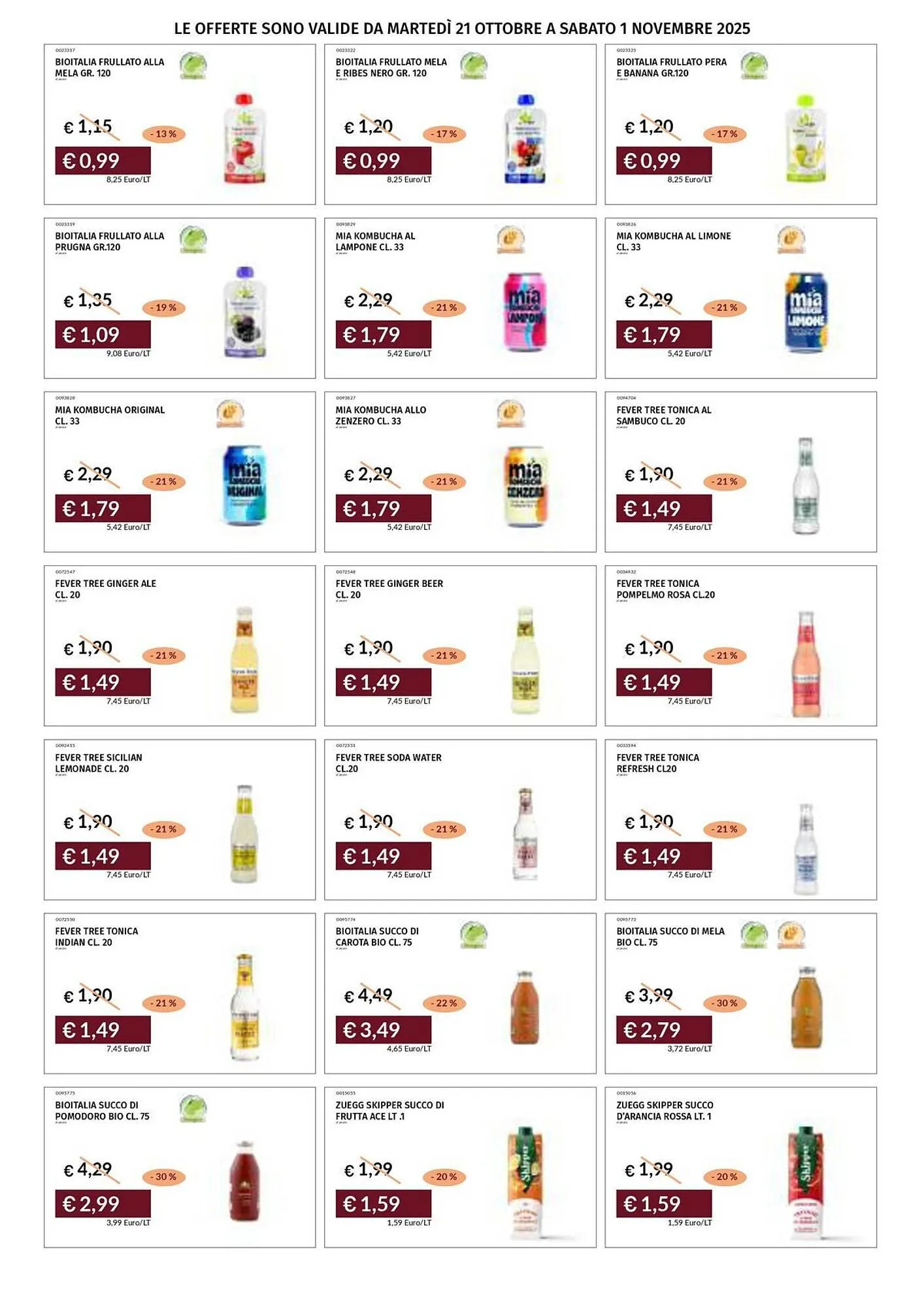 Volantino Prezzemolo e Vitale da 21 ottobre a 1 novembre di 2025 - Pagina del volantino 34