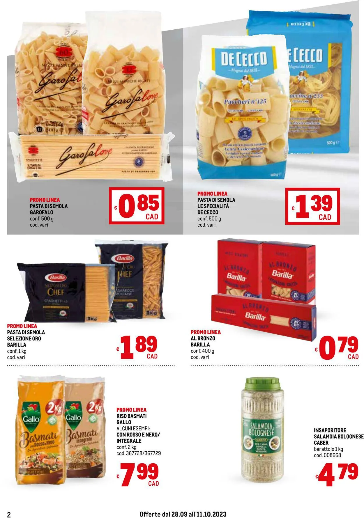 Metro Volantino attuale da 28 settembre a 11 ottobre di 2023 - Pagina del volantino 2