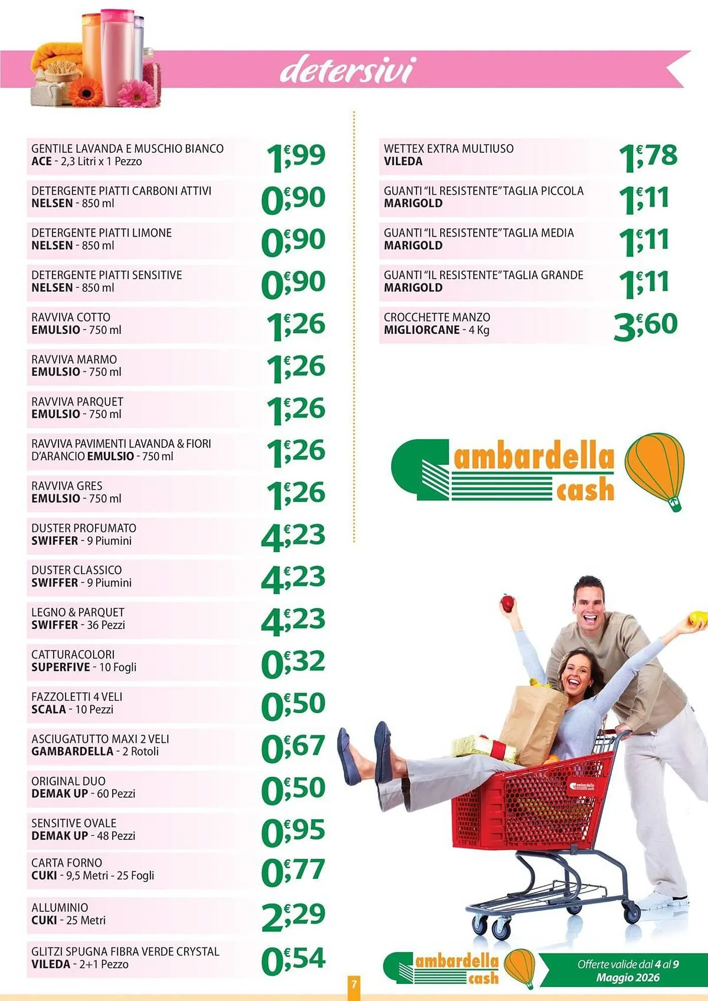 Volantino Gambardella Cash da 4 maggio a 9 maggio di 2026 - Pagina del volantino 7