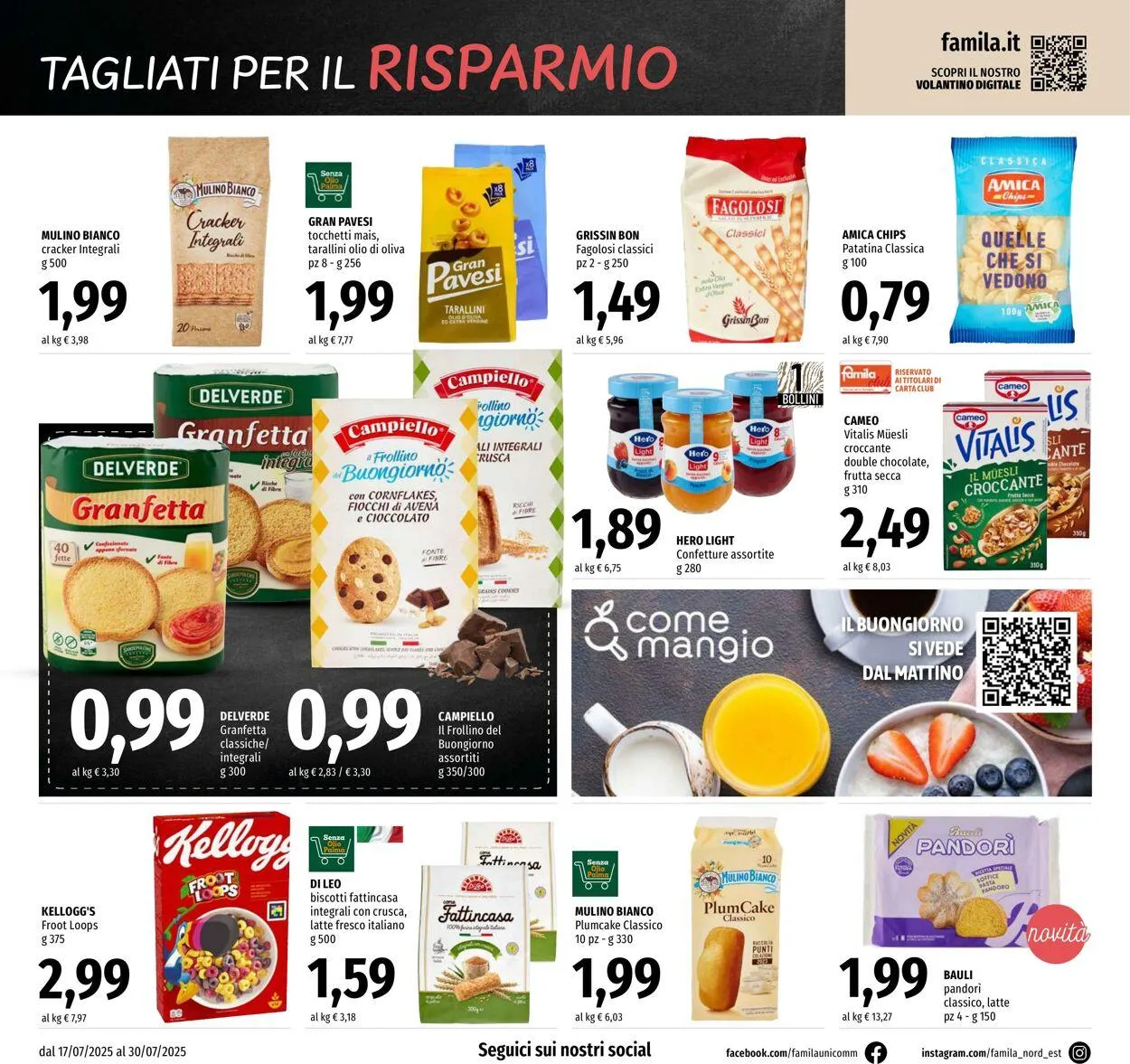 Famila Volantino attuale da 17 luglio a 30 luglio di 2025 - Pagina del volantino 16