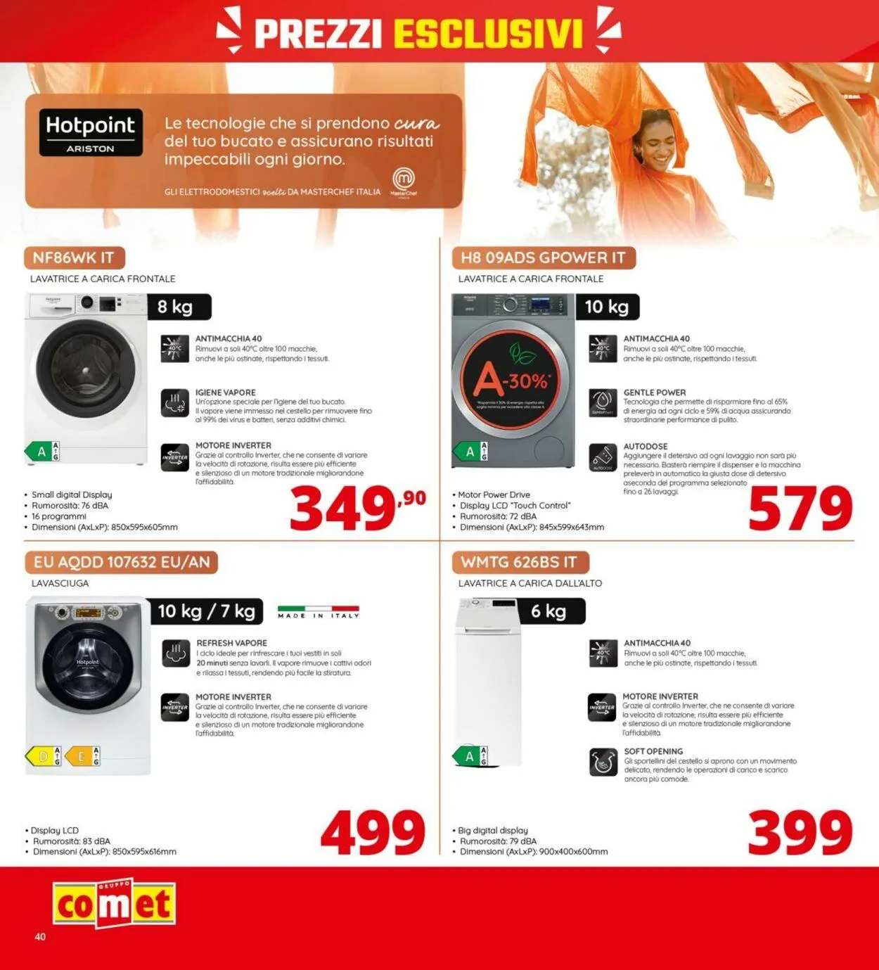 Comet Volantino attuale da 9 ottobre a 22 ottobre di 2025 - Pagina del volantino 40