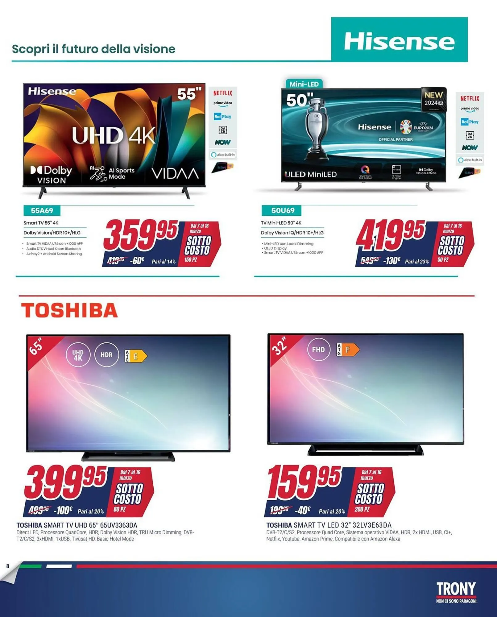 Volantino Trony da 7 marzo a 16 marzo di 2025 - Pagina del volantino 8