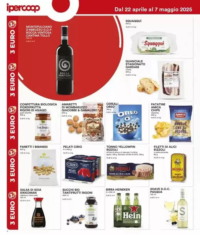 Tutto a 1€, 2€, 3€, 5€ da 22 aprile a 7 maggio di 2025 - Pagina del volantino 6