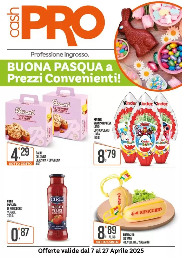 Buona pasqua a prezzi convenienti! da 7 aprile a 27 aprile di 2025 - Pagina del volantino 1
