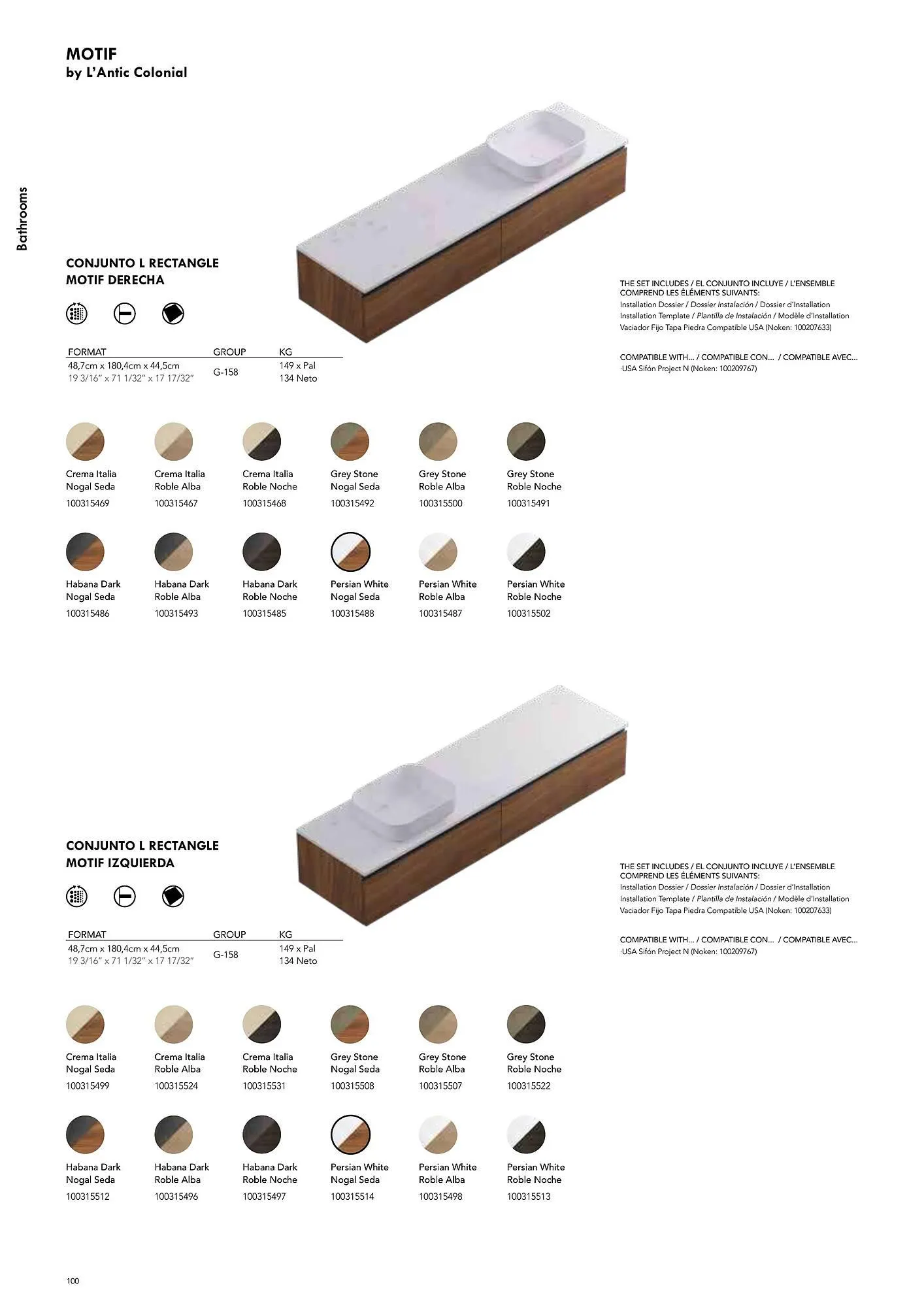 Volantino Porcelanosa da 9 aprile a 28 dicembre di 2024 - Pagina del volantino 110