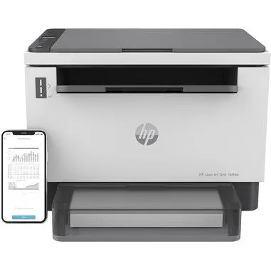 HP LaserJet Stampante multifunzione Tank 1604w, Bianco e nero, Stampante per Aziendale, Stampa, copia, scansione, Scansione verso e-mail Scansione verso e-mail/PDF scansione verso PDF Wi-Fi dual band