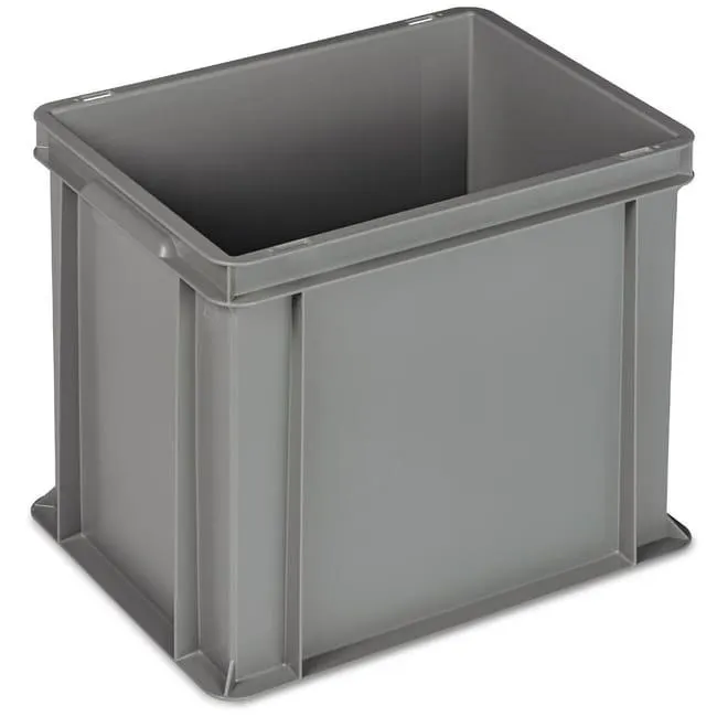 Cesta in polipropilene MOBIL PLASTIC Eurobox grigio P 30 x L 40 x H 32 cm
