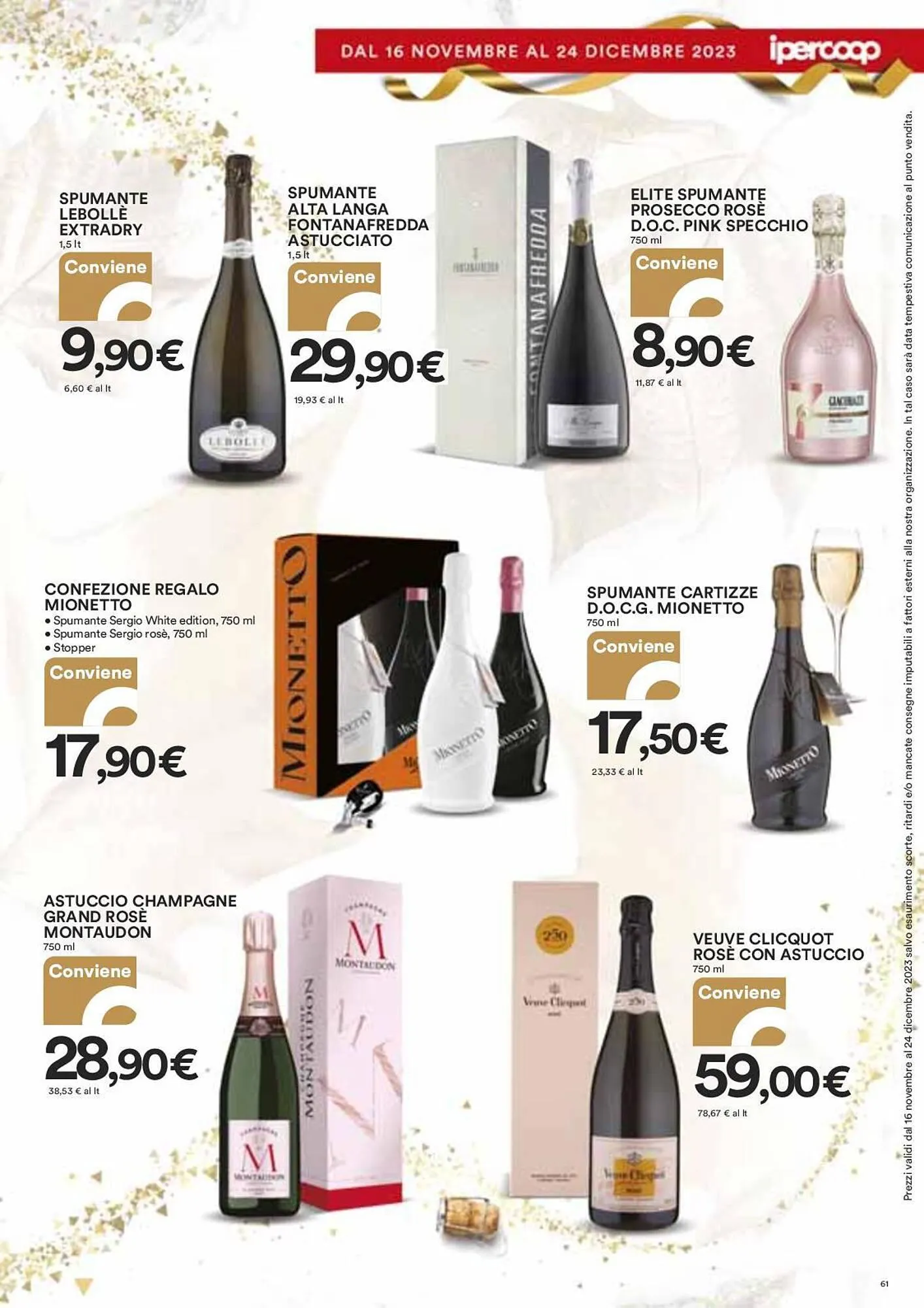 Volantino Coop da 16 novembre a 24 dicembre di 2023 - Pagina del volantino 61