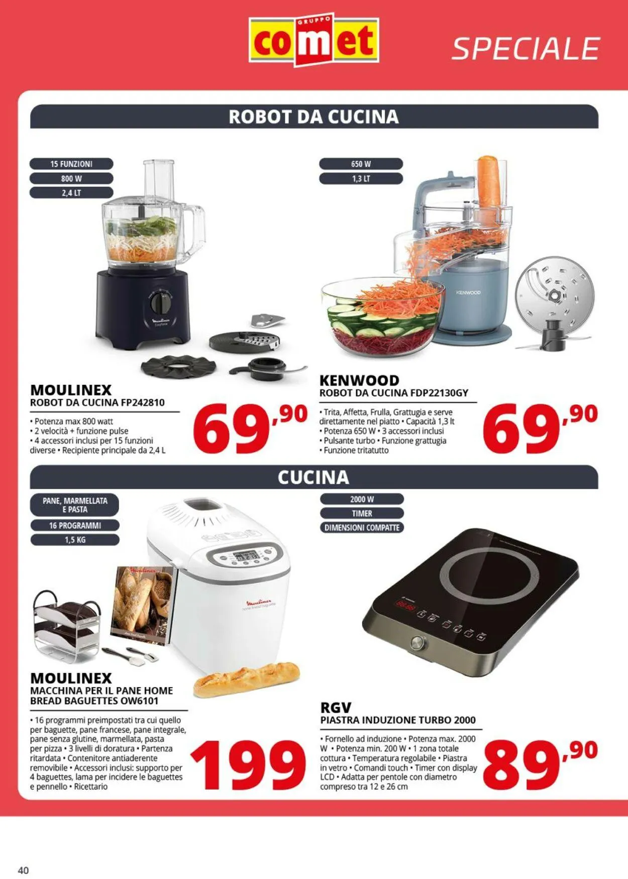 Comet Volantino attuale da 22 agosto a 11 settembre di 2025 - Pagina del volantino 40