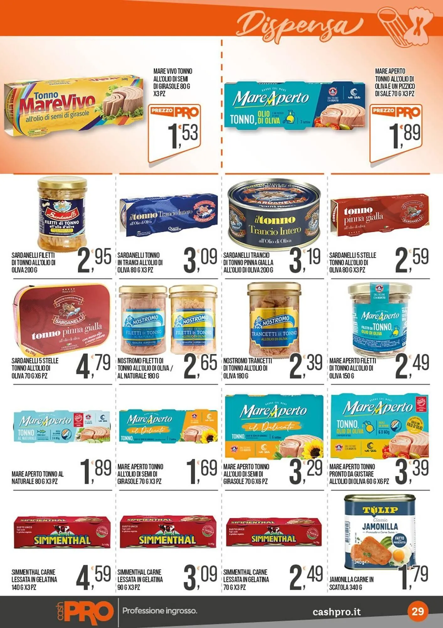 Volantino Cash pro da 23 giugno a 6 luglio di 2025 - Pagina del volantino 29
