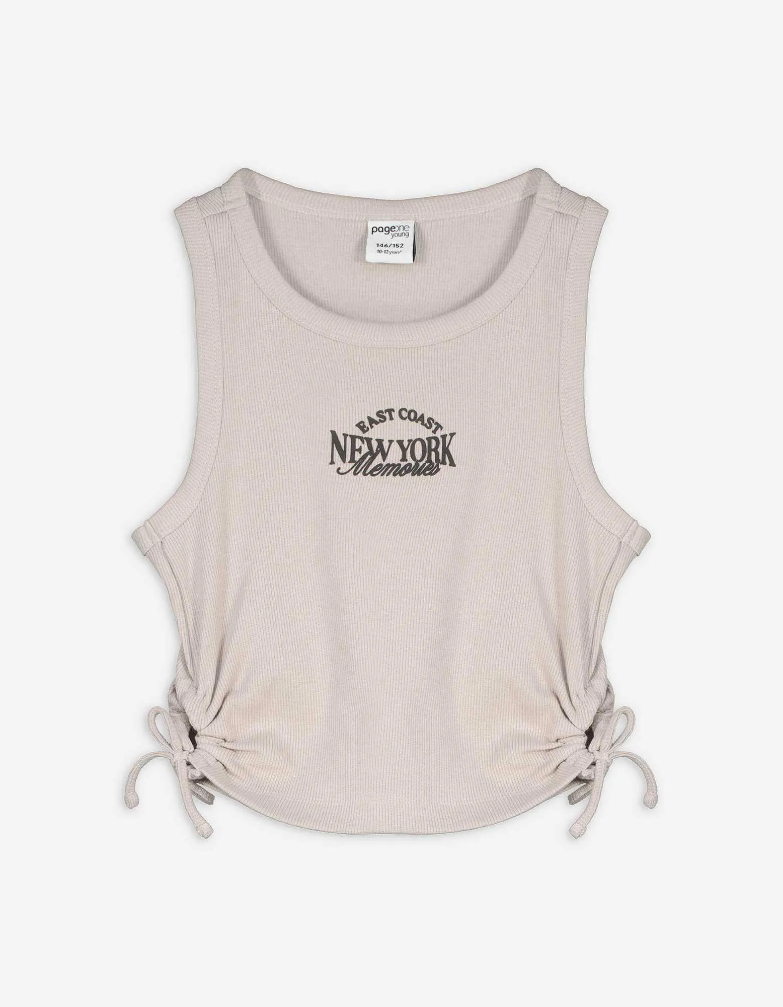 Top - Senza maniche - grigio chiaro