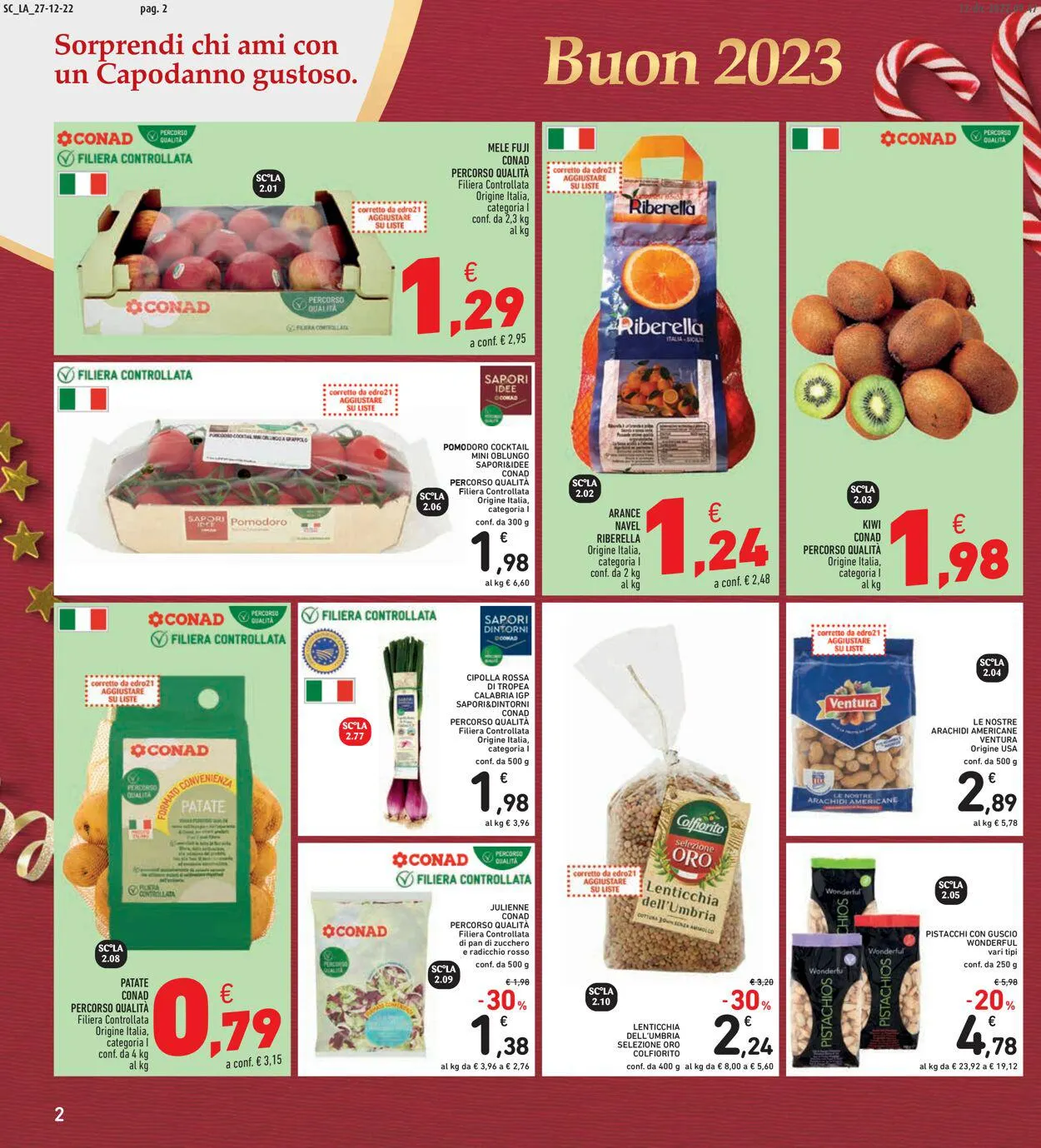 Conad Volantino attuale da 22 gennaio a 6 gennaio di 2025 - Pagina del volantino 2