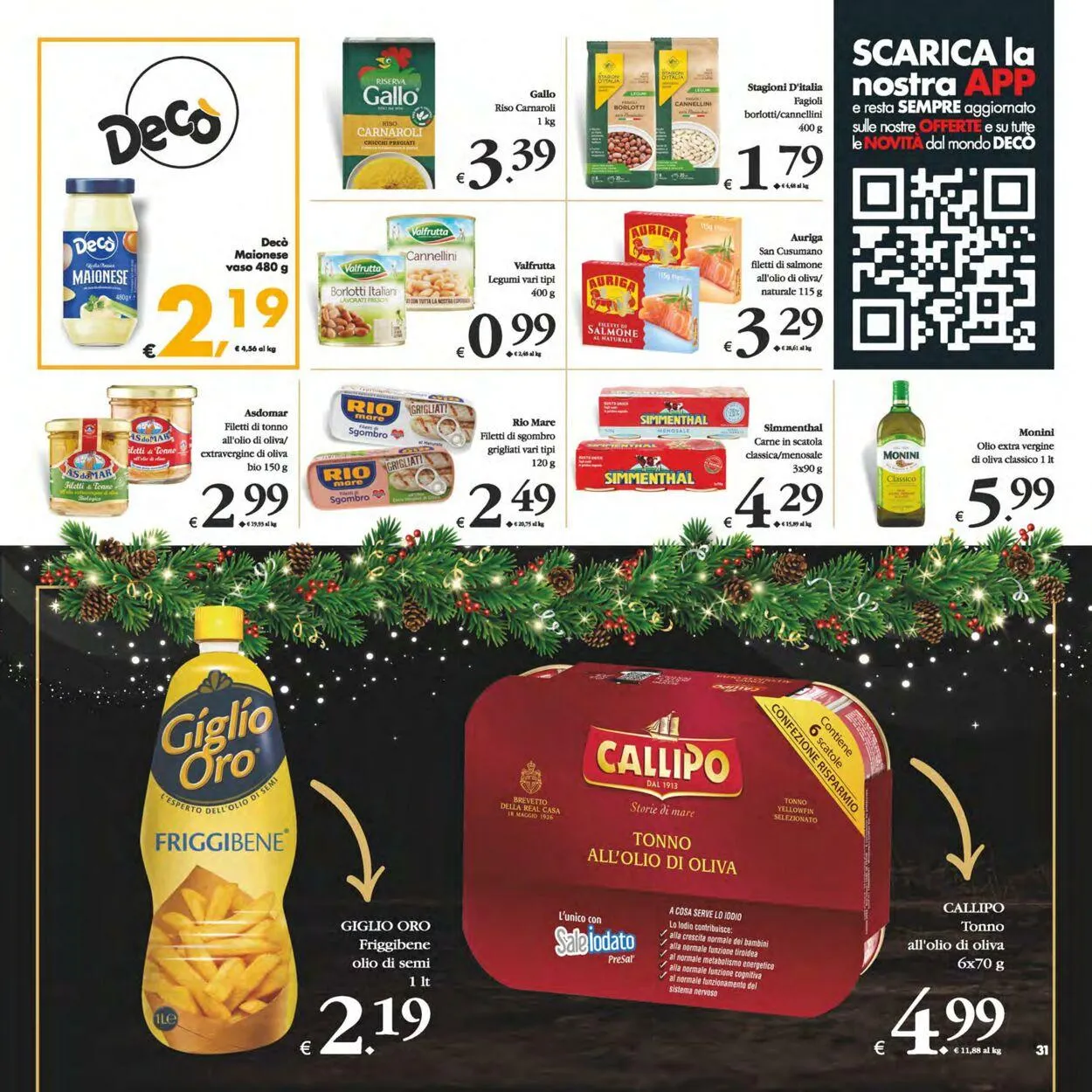 Deco Volantino attuale da 5 dicembre a 15 dicembre di 2025 - Pagina del volantino 31