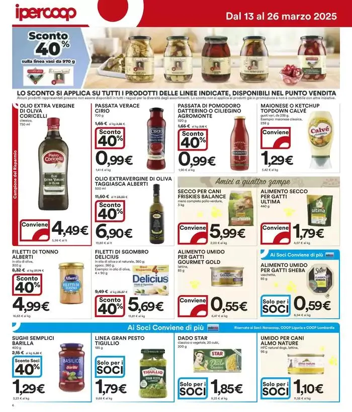 Sconti 30% - 40% - 50% da 13 marzo a 26 marzo di 2025 - Pagina del volantino 6