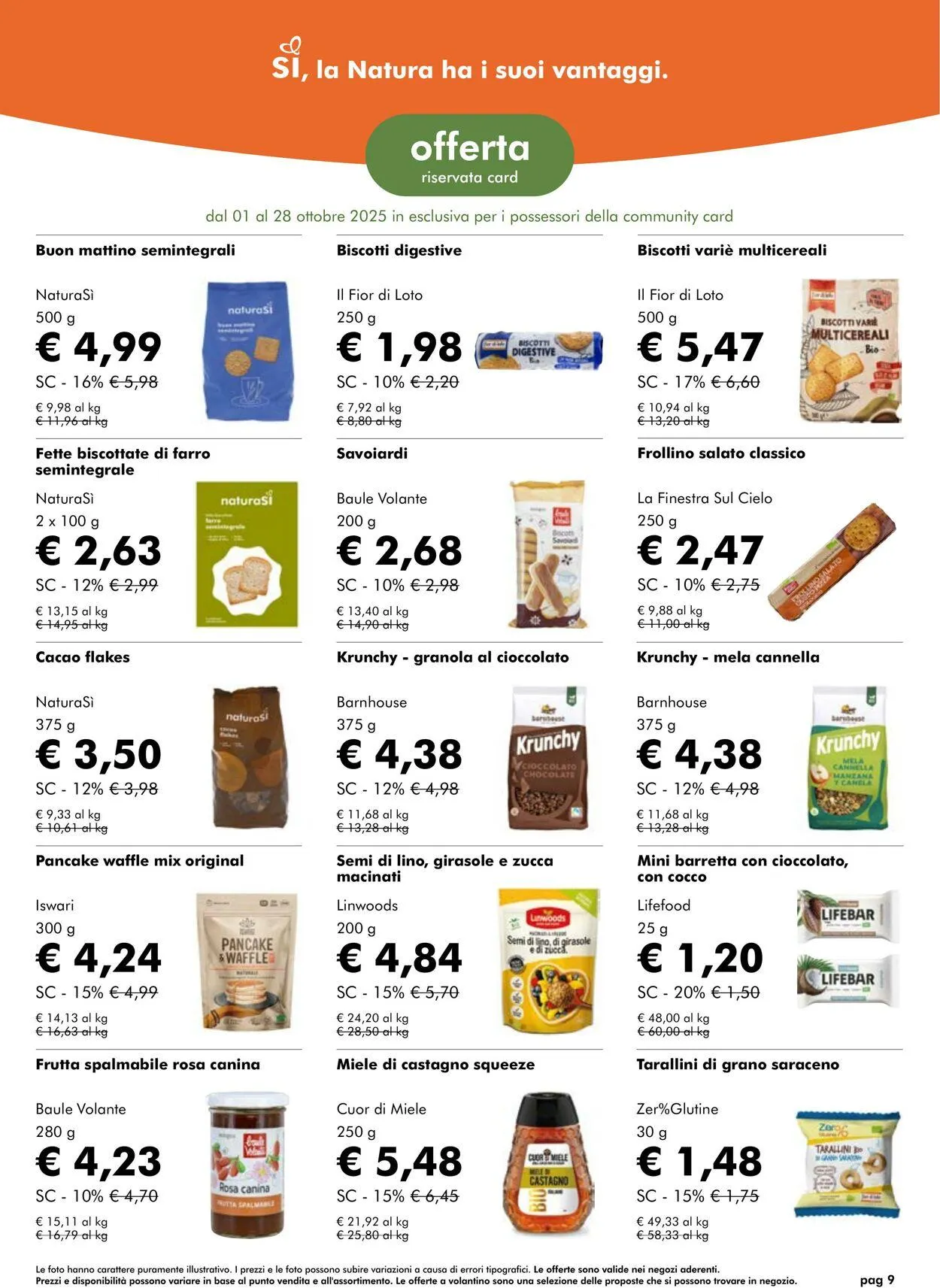 Natura Sì Volantino attuale da 6 novembre a 20 novembre di 2025 - Pagina del volantino 8