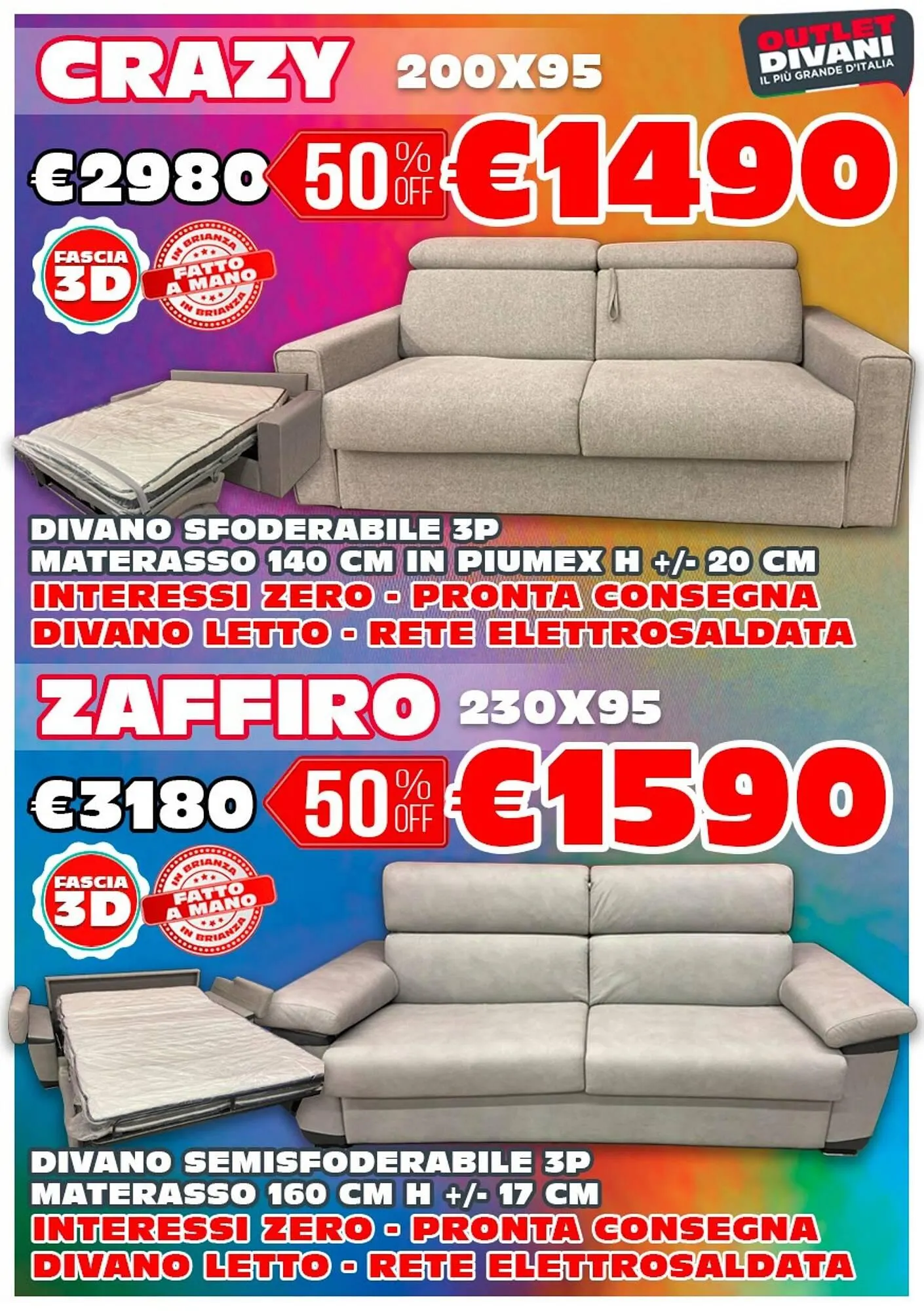 Volantino Outlet Divani da 15 ottobre a 31 dicembre di 2024 - Pagina del volantino 6