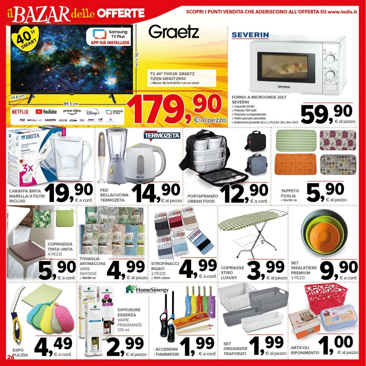 Todis Volantino attuale da 26 novembre a 10 dicembre di 2025 - Pagina del volantino 26