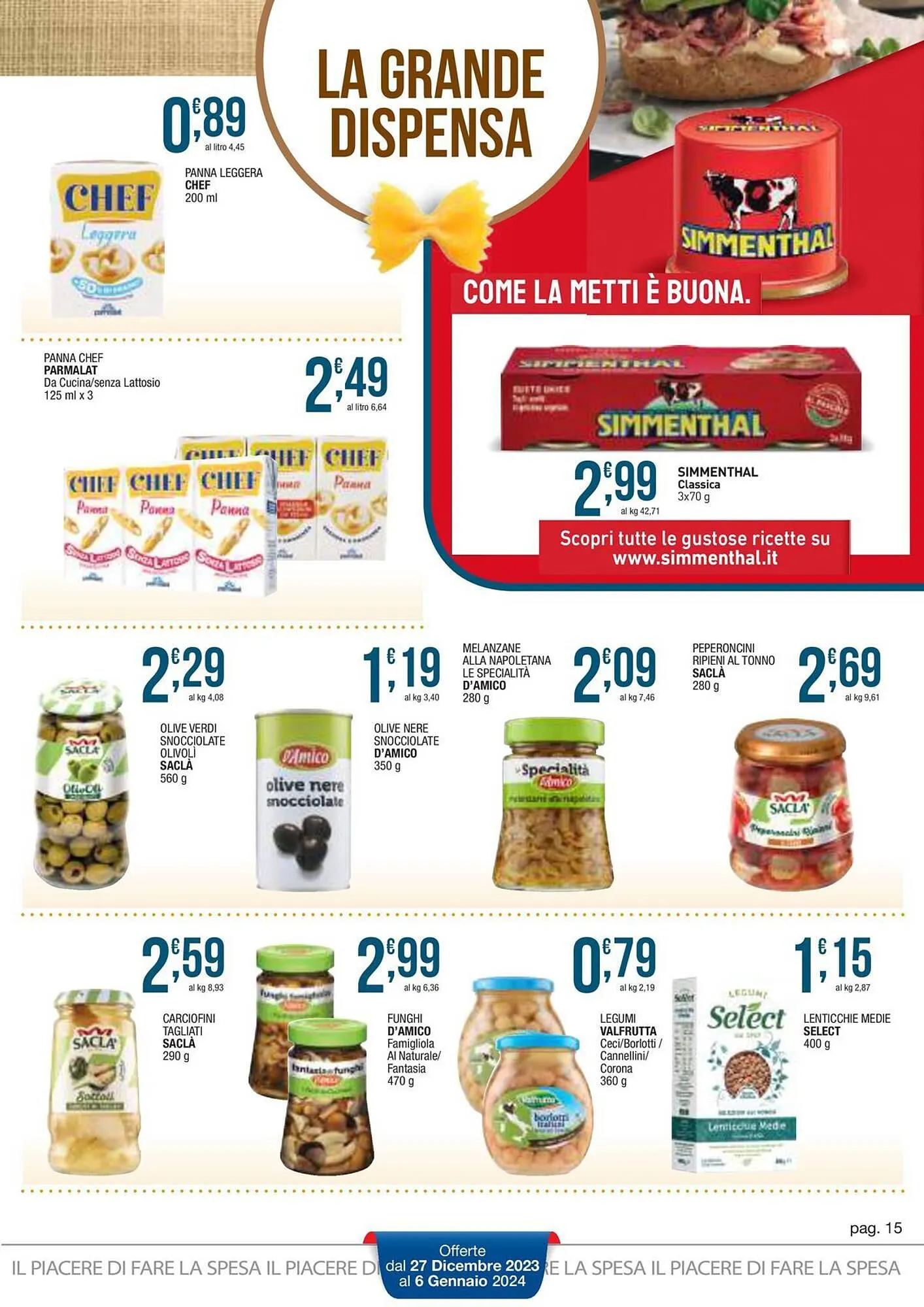 Volantino Sidis da 27 dicembre a 6 gennaio di 2024 - Pagina del volantino 15