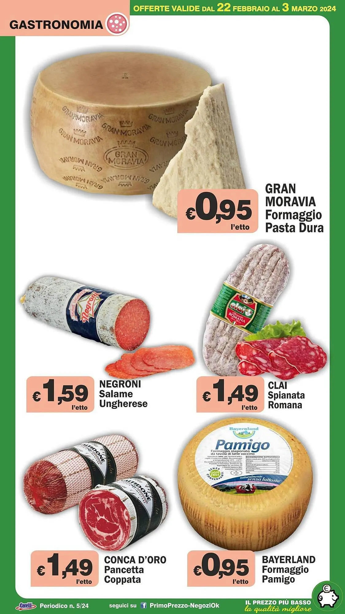 Volantino Primo Prezzo da 22 febbraio a 3 marzo di 2024 - Pagina del volantino 36