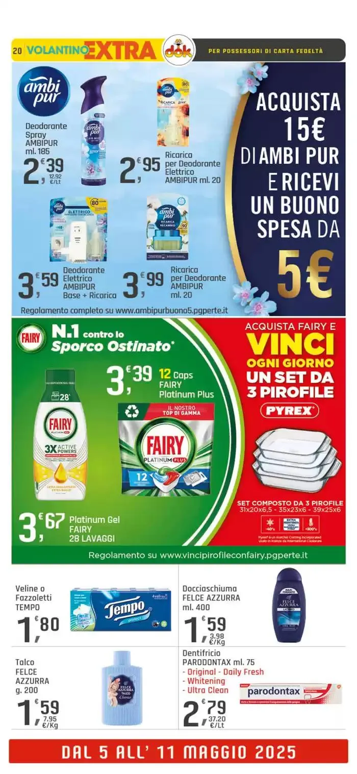 Tanti prodotti scontati da 5 maggio a 11 maggio di 2025 - Pagina del volantino 20
