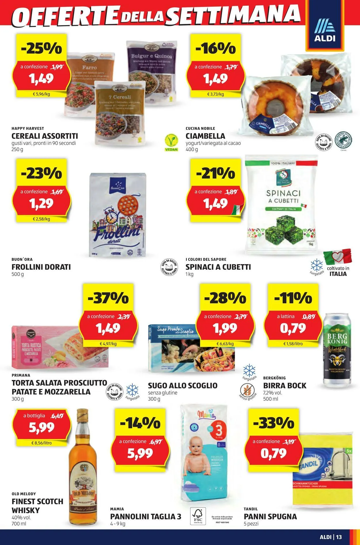 Aldi Volantino attuale da 17 marzo a 23 marzo di 2025 - Pagina del volantino 13