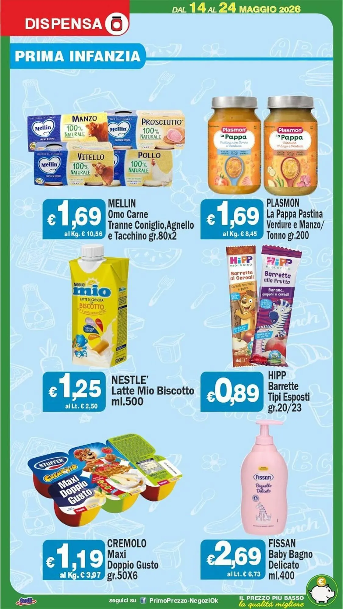 Volantino Primo Prezzo da 14 maggio a 24 maggio di 2026 - Pagina del volantino 18