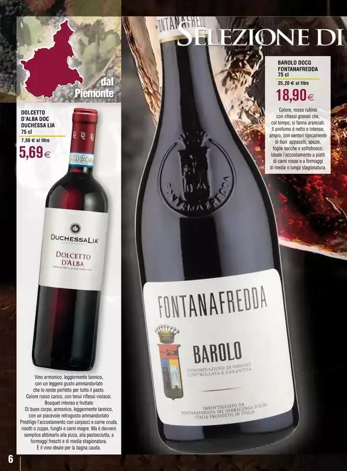 Selezione di vini italiani da 23 aprile a 21 maggio di 2025 - Pagina del volantino 6