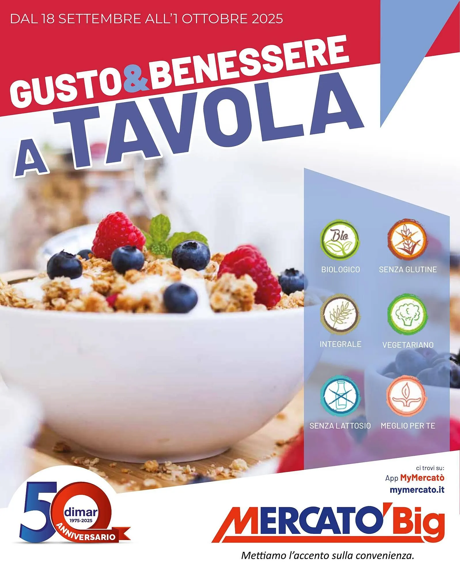 Volantino Mercatò Big da 18 settembre a 1 ottobre di 2025 - Pagina del volantino 1