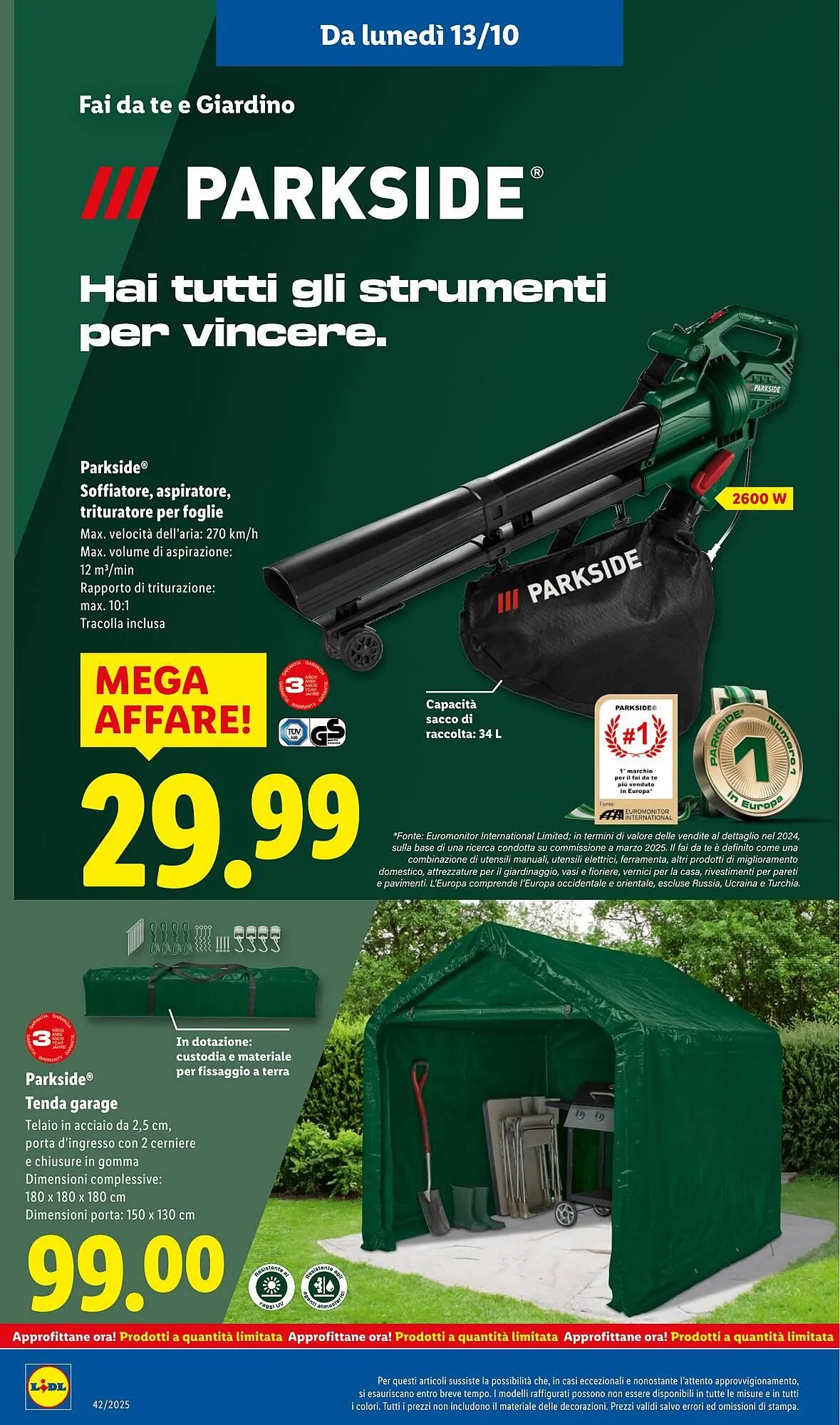 Volantino Lidl da 13 ottobre a 19 ottobre di 2025 - Pagina del volantino 36