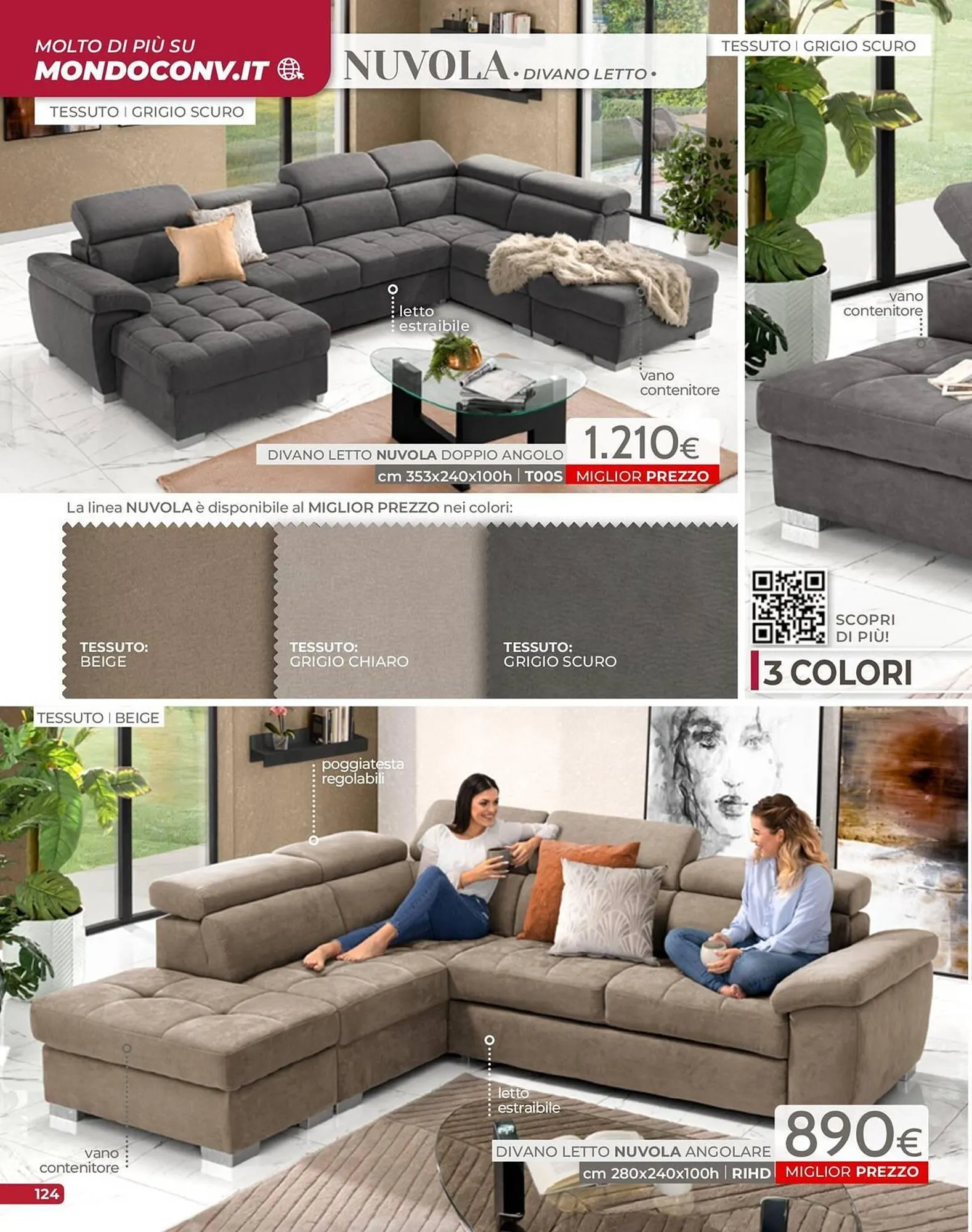 volantino Mondo Convenienza da 1 settembre a 31 dicembre di 2025 - Pagina del volantino 126