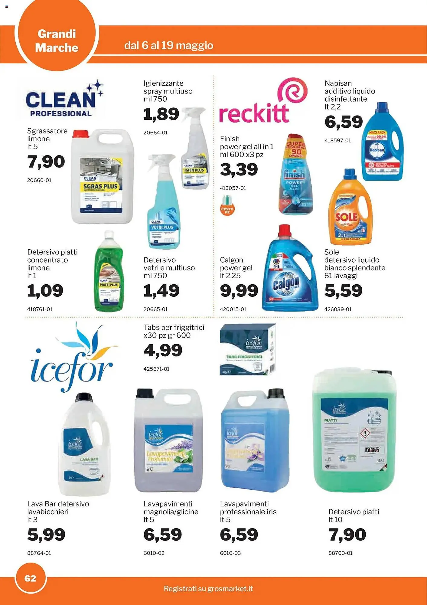 Volantino GrosMarket da 6 maggio a 19 maggio di 2026 - Pagina del volantino 62