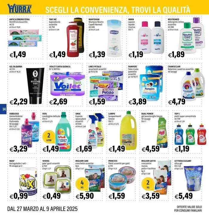 Offerte Hurra da 27 marzo a 9 aprile di 2025 - Pagina del volantino 14