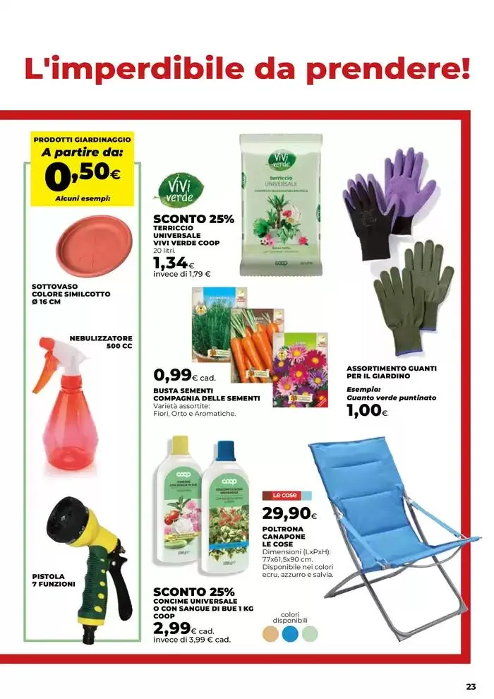 E' tempo di fiorire da 14 marzo a 9 aprile di 2025 - Pagina del volantino 23