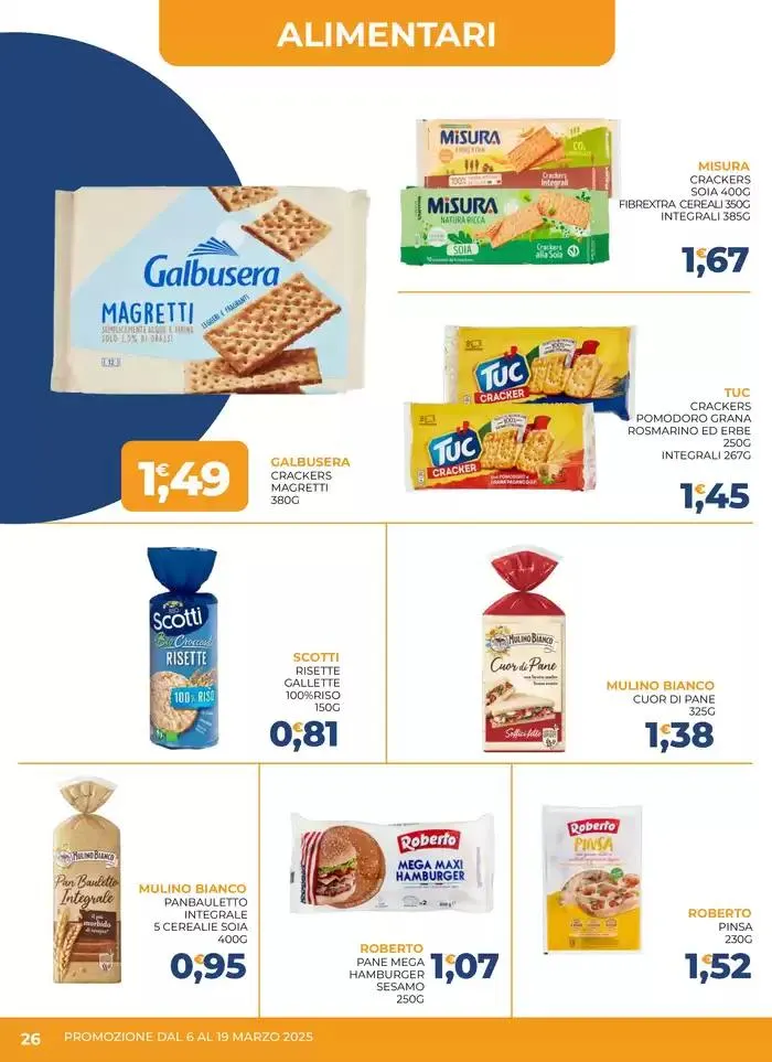 Promozione dal 6 al 19 marzo da 6 marzo a 19 marzo di 2025 - Pagina del volantino 26