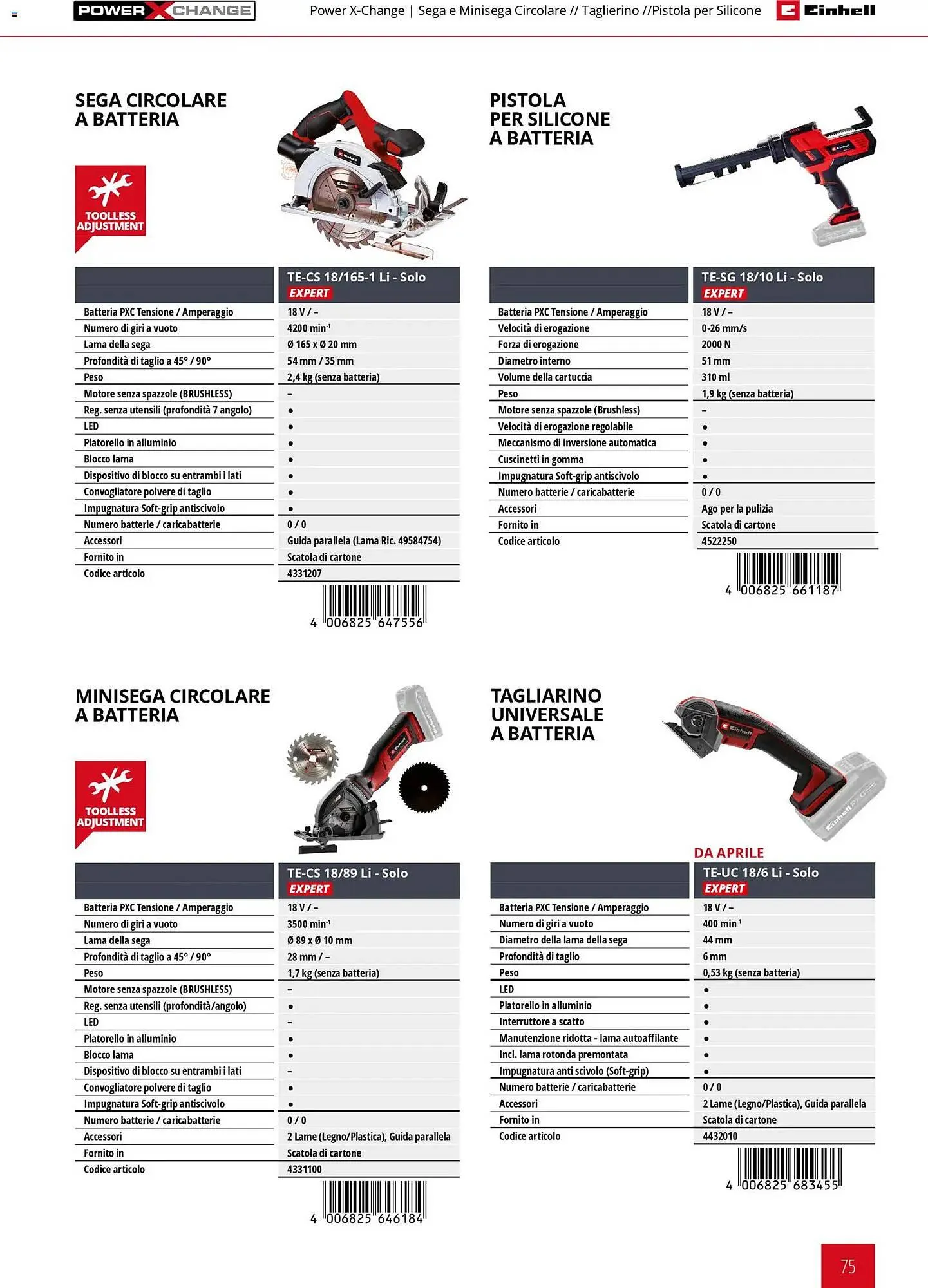 Volantino Einhell da 17 marzo a 31 dicembre di 2026 - Pagina del volantino 77