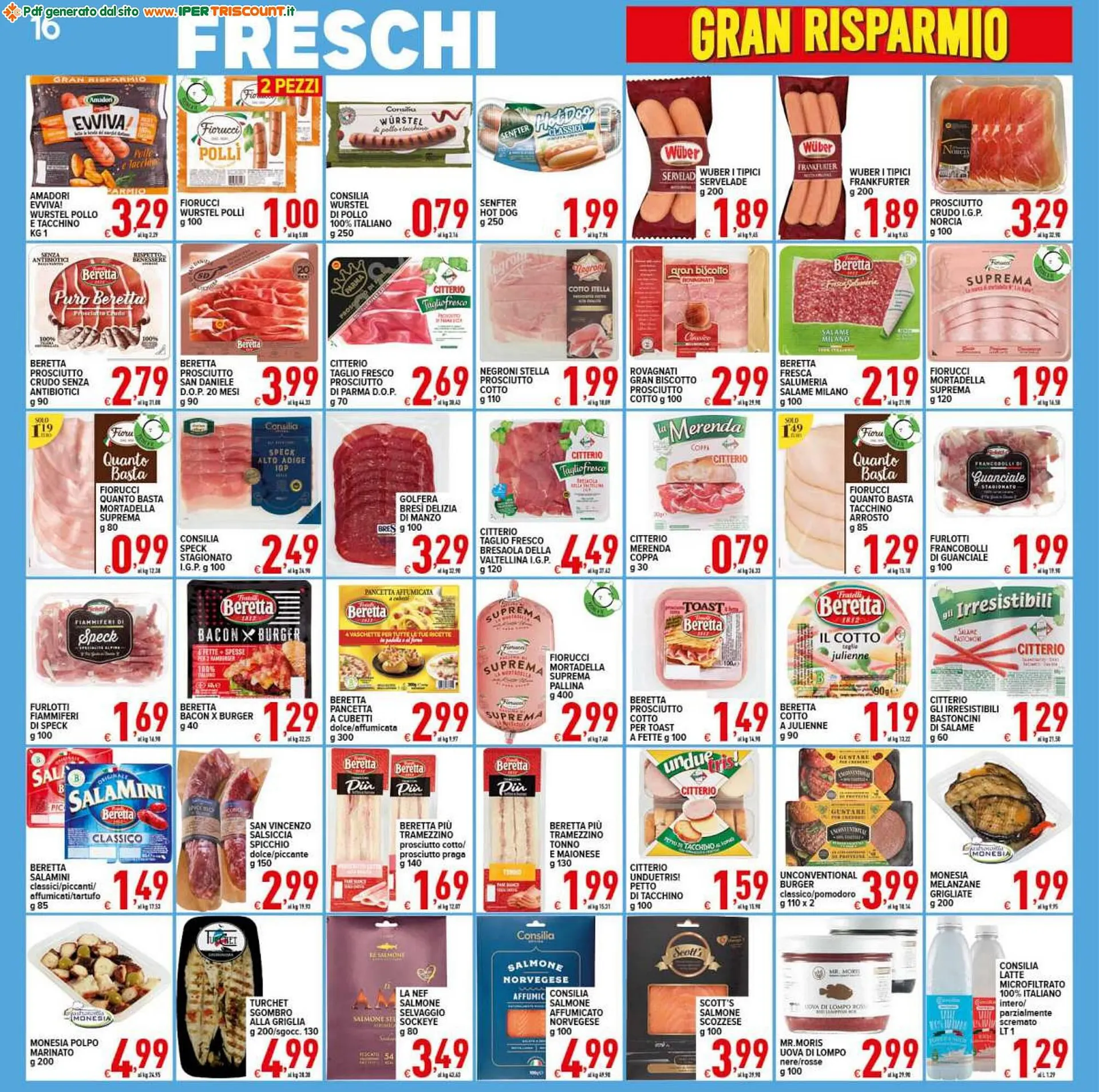 Volantino Iper Triscount da 13 ottobre a 24 ottobre di 2023 - Pagina del volantino 16